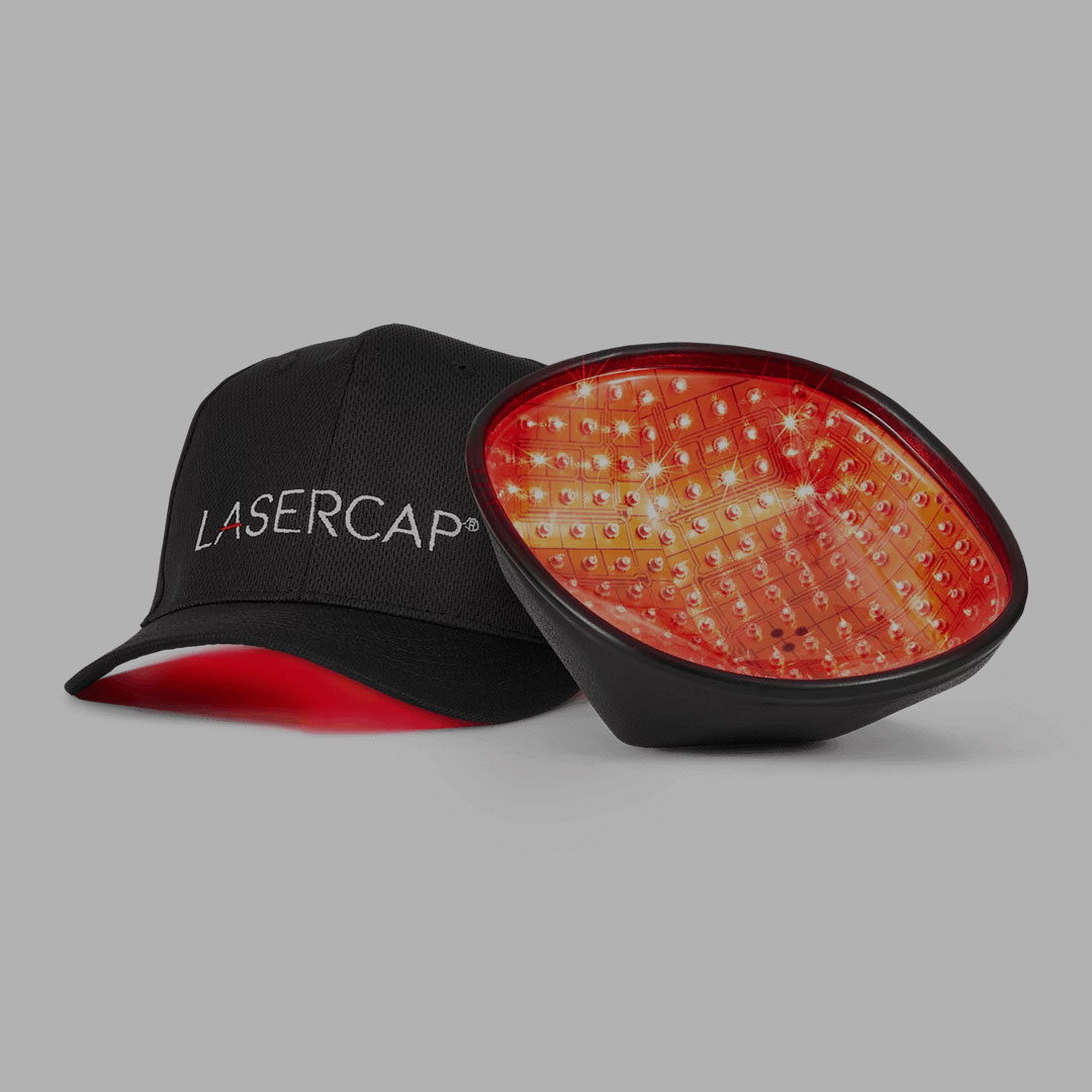 Square Laser Cap Dark